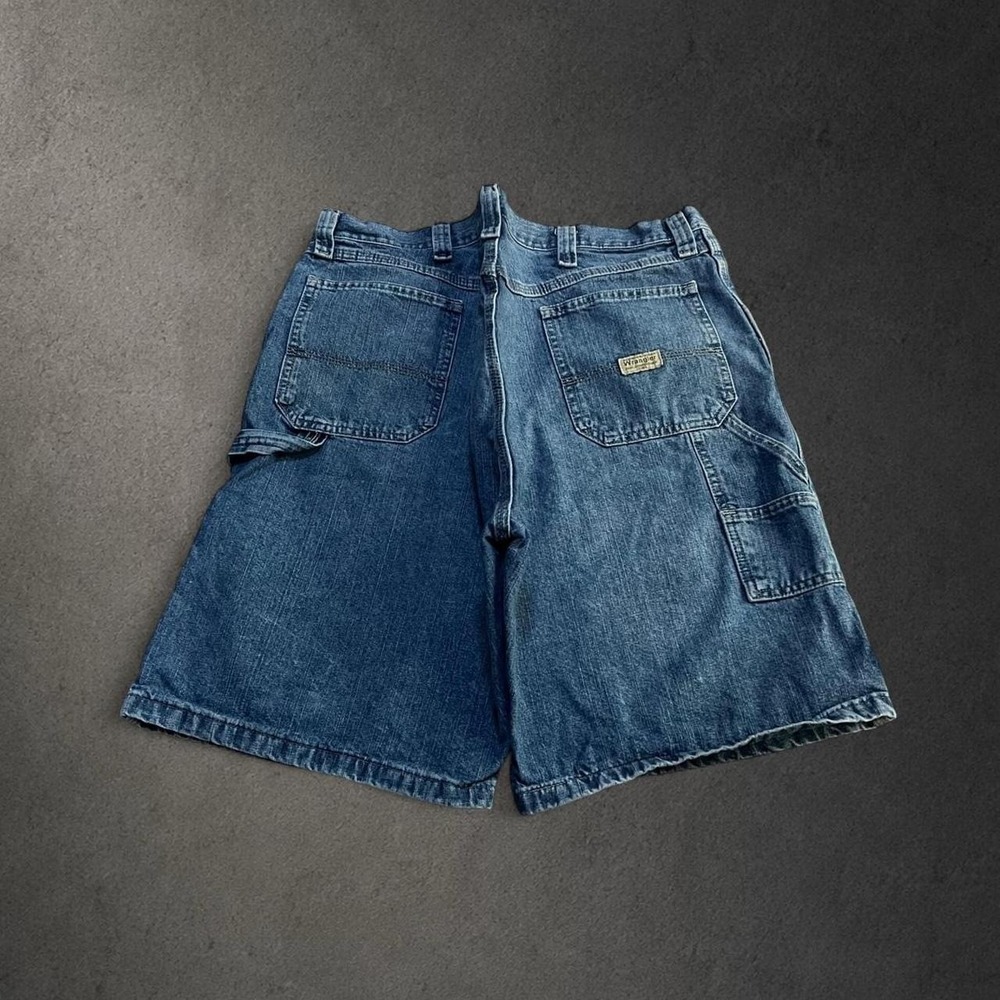 Y2K 2000s Grunge Indie Skater Workwear Streetwear Baggy Denim Carpenter Shorts
